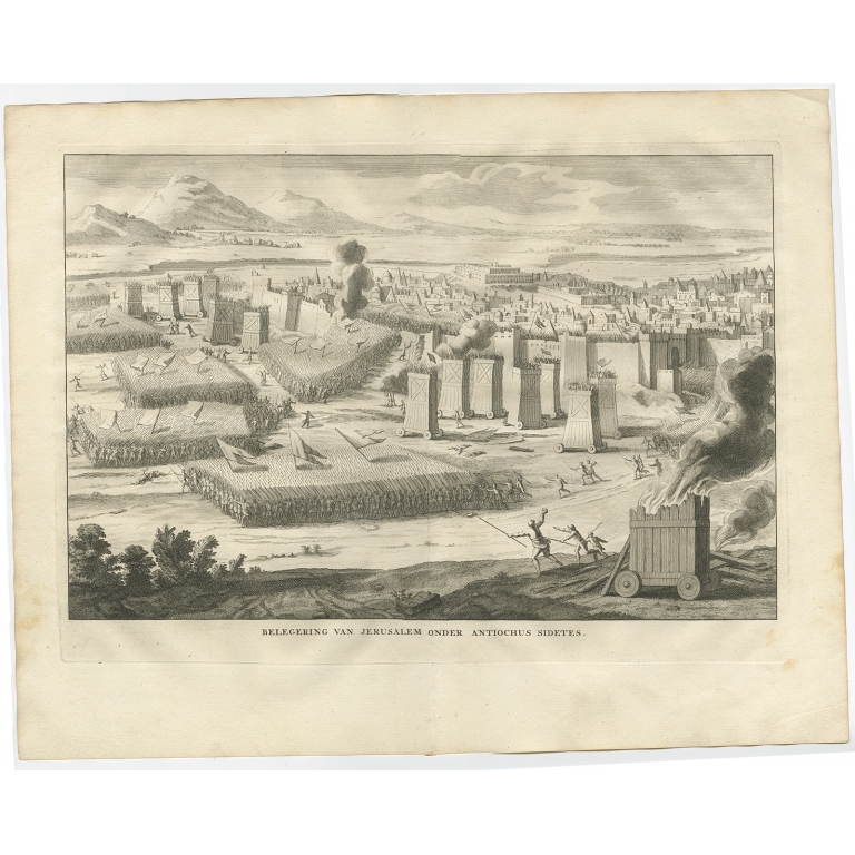 Belegering van Jerusalem onder Antiochus Sidetes - Anonymous (c.1730)