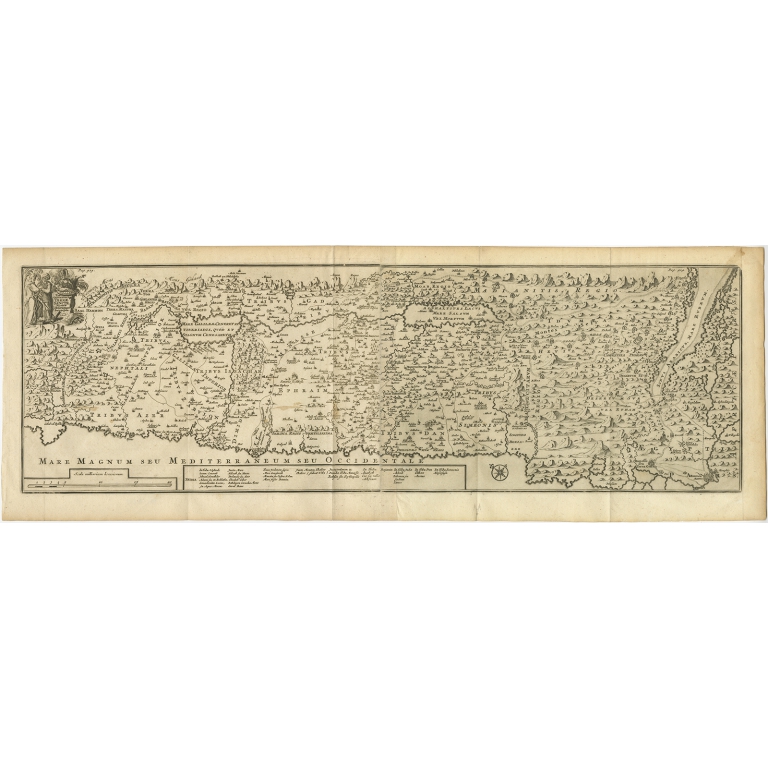 Tabula Geographica Terrae Sanctae - Anonymous (c.1717)