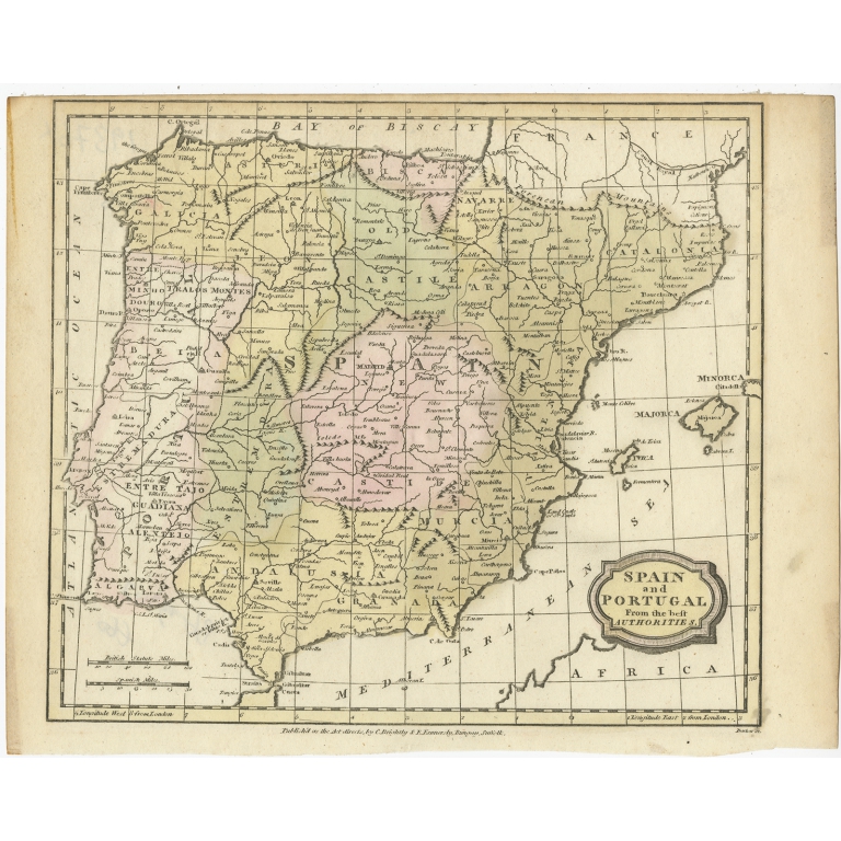Spain and Portugal - Barlow (1809)