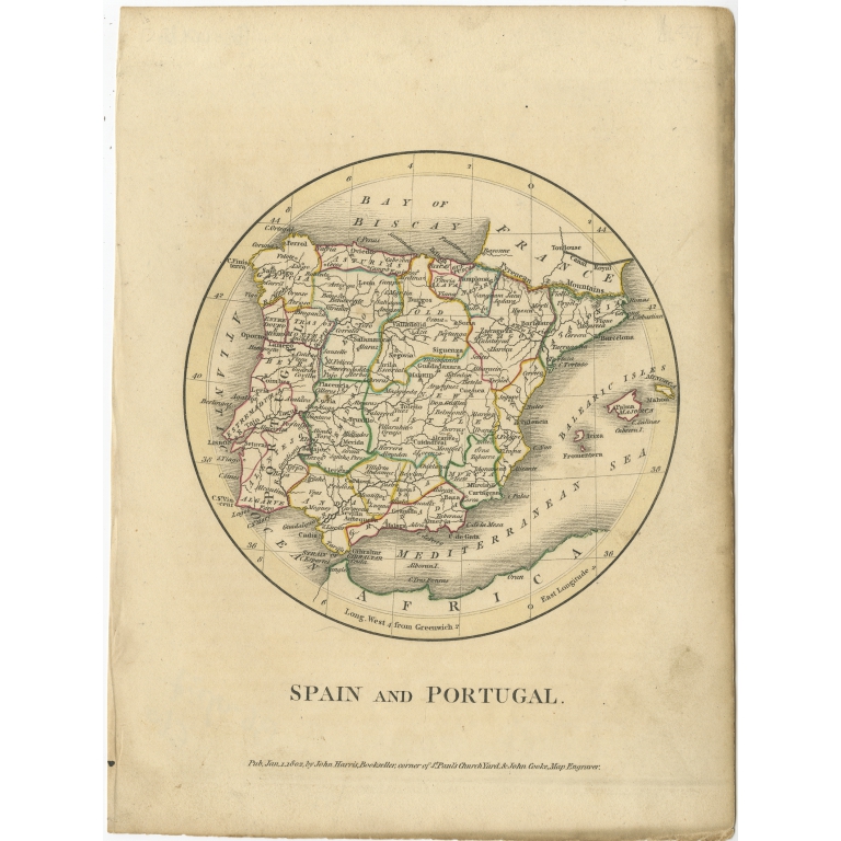 Spain and Portugal - Harris (1802)