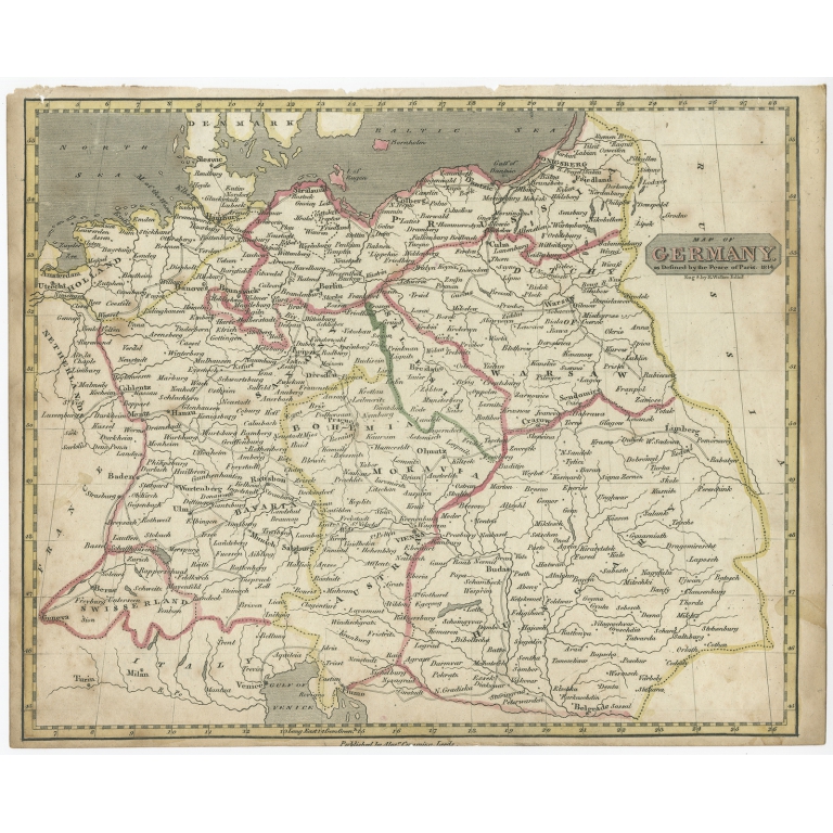 1800s Map Of Germany Comparison Map