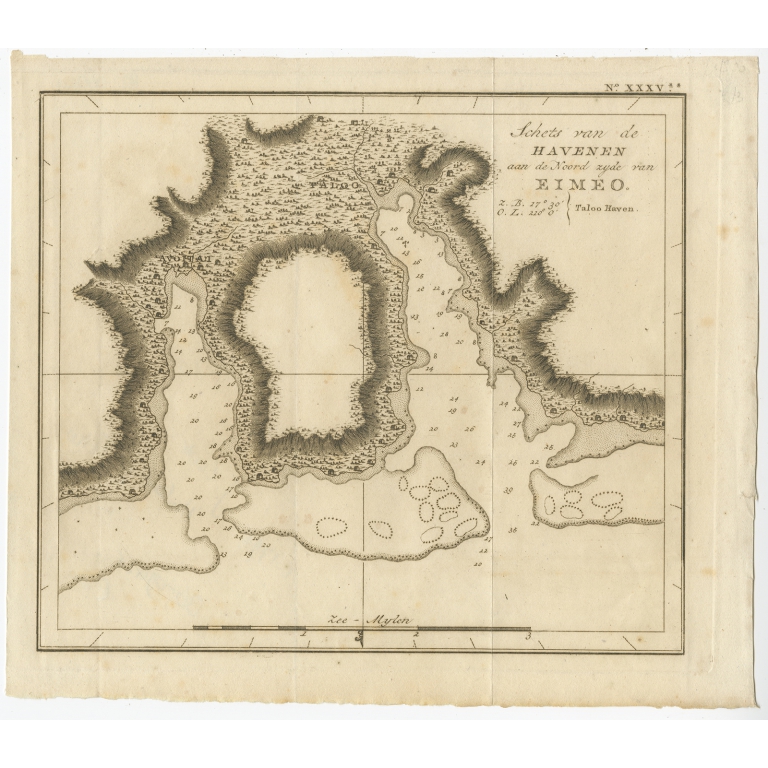 Schets van de Havenen (..) Eimeo - Cook (c.1795)