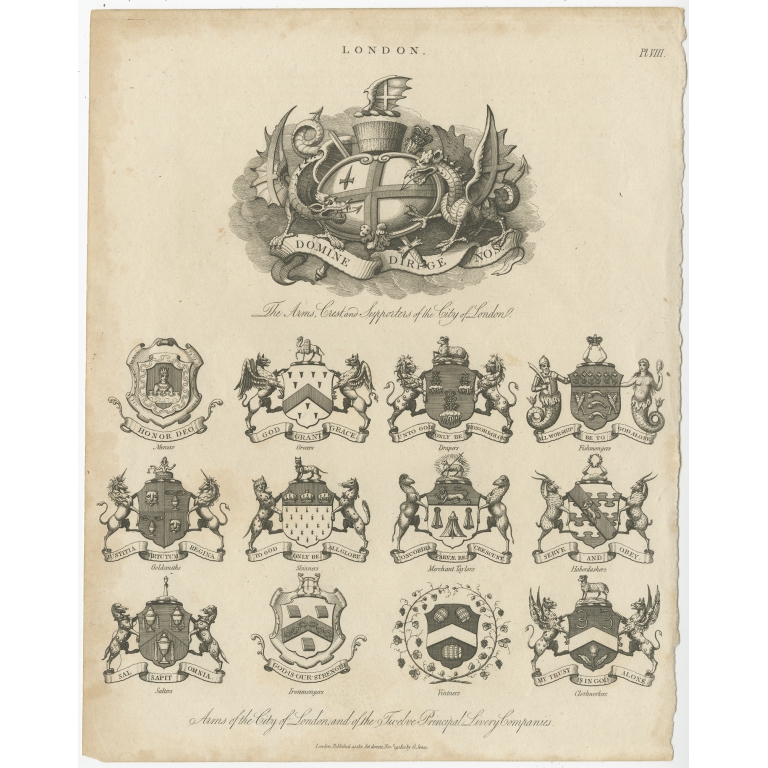 Arms of the City of London (..) - Jones (1813)