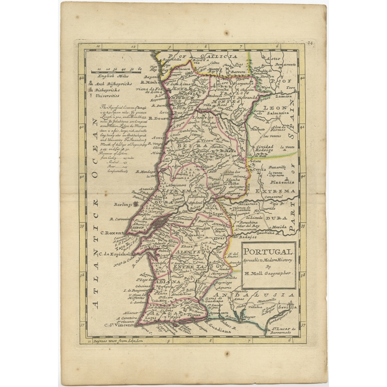 Portugal - Moll (1727)