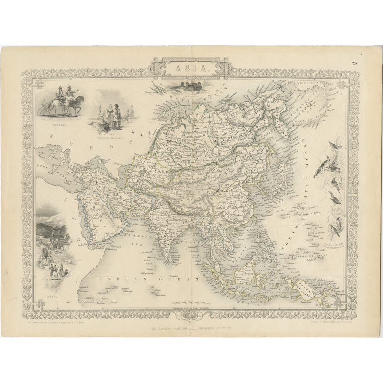 Asia - Tallis (c.1850)