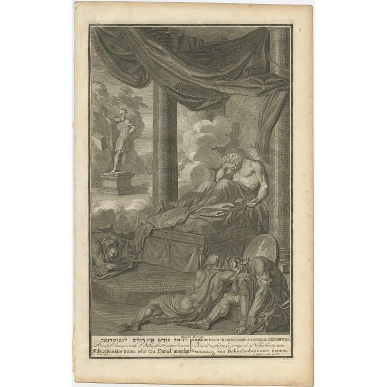 Daniel interpreteth Nebuchadnezzars dream - De Hondt (1728)