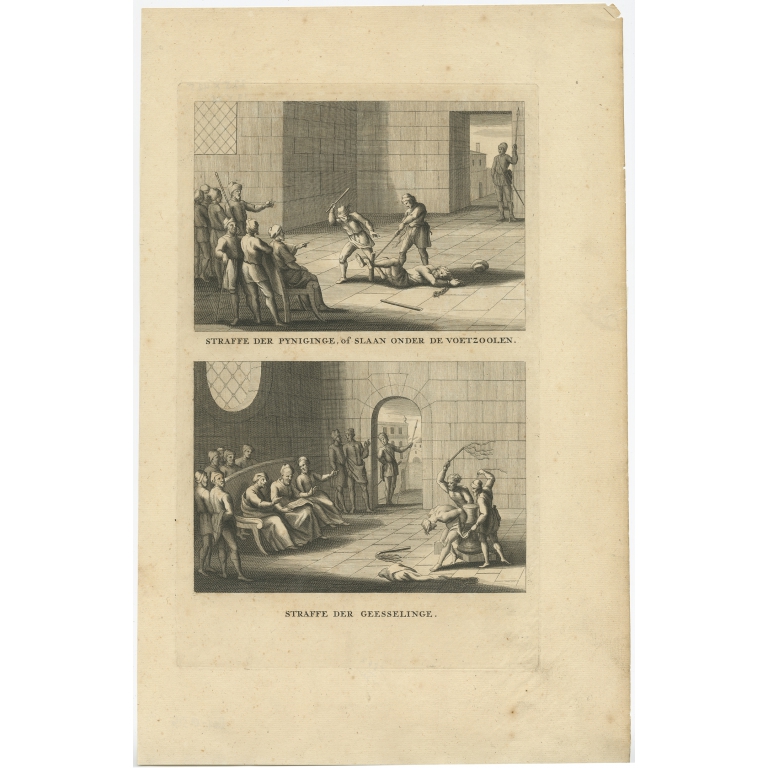 Straffe der Pyniginge (..) - Calmet (1731)