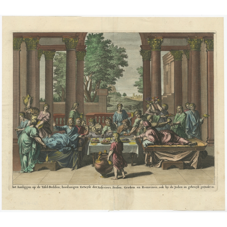 Het aanliggen op de Tafel-Bedden (..) - Goeree (1690)