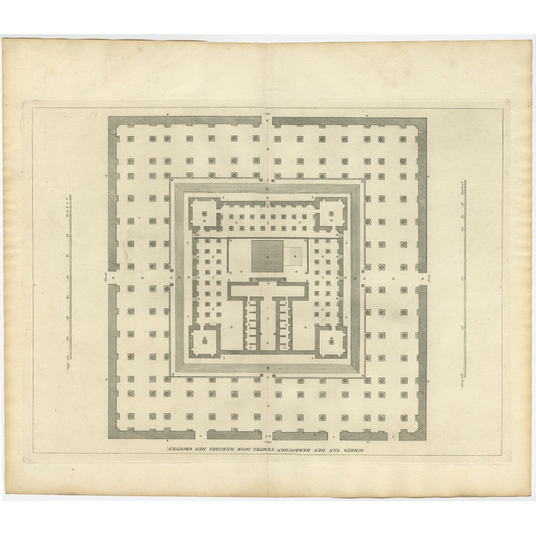 Schets van den Herbouden Tempel (..) - Calmet (1725)