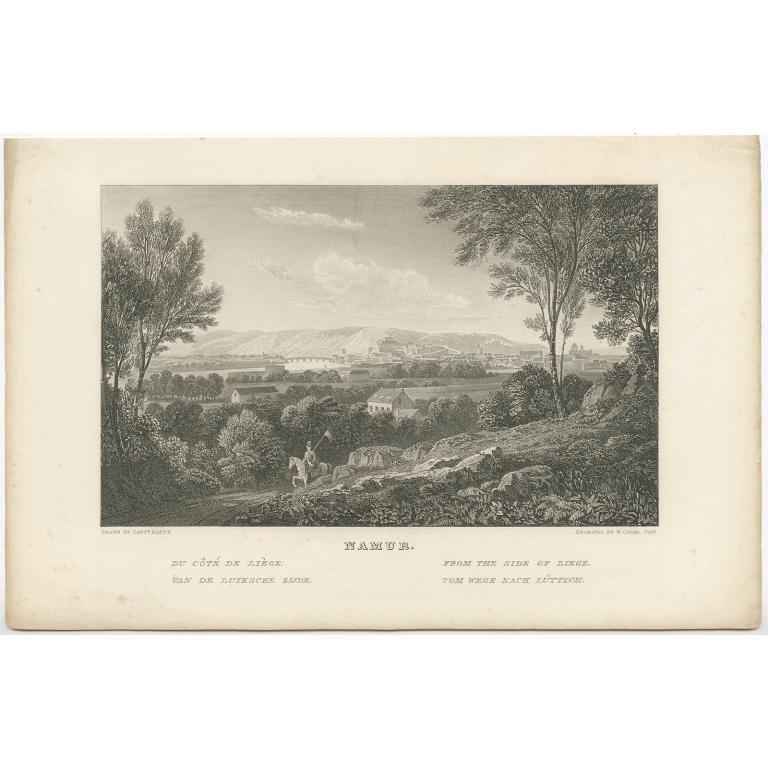 Namur (from Liège) - Batty (1826)