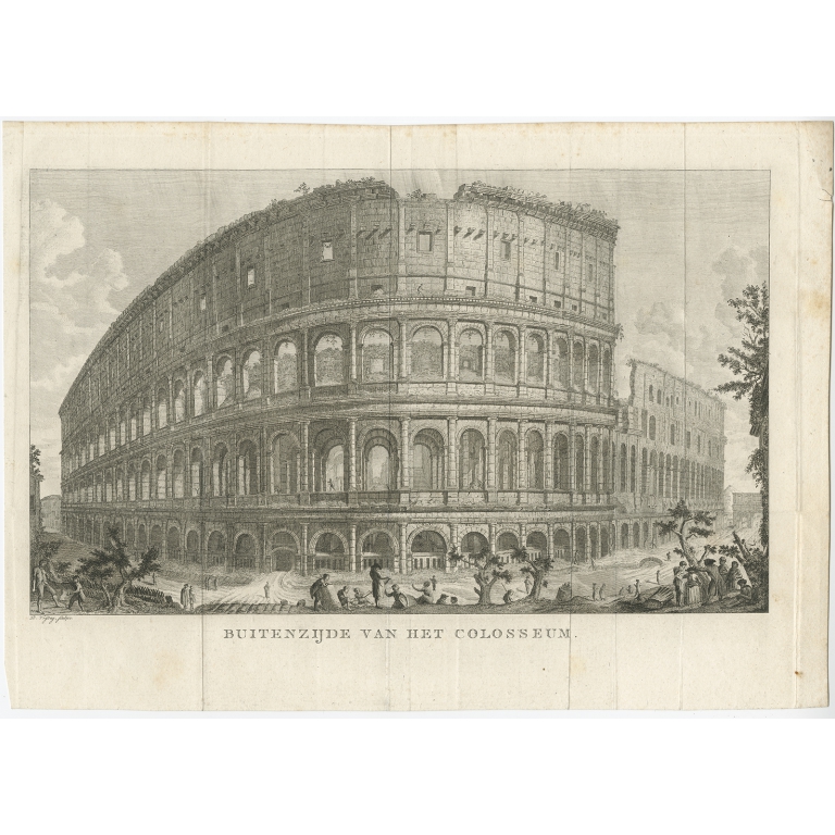 Buitenzijde van het Colosseum - Vrijdag (c.1800)