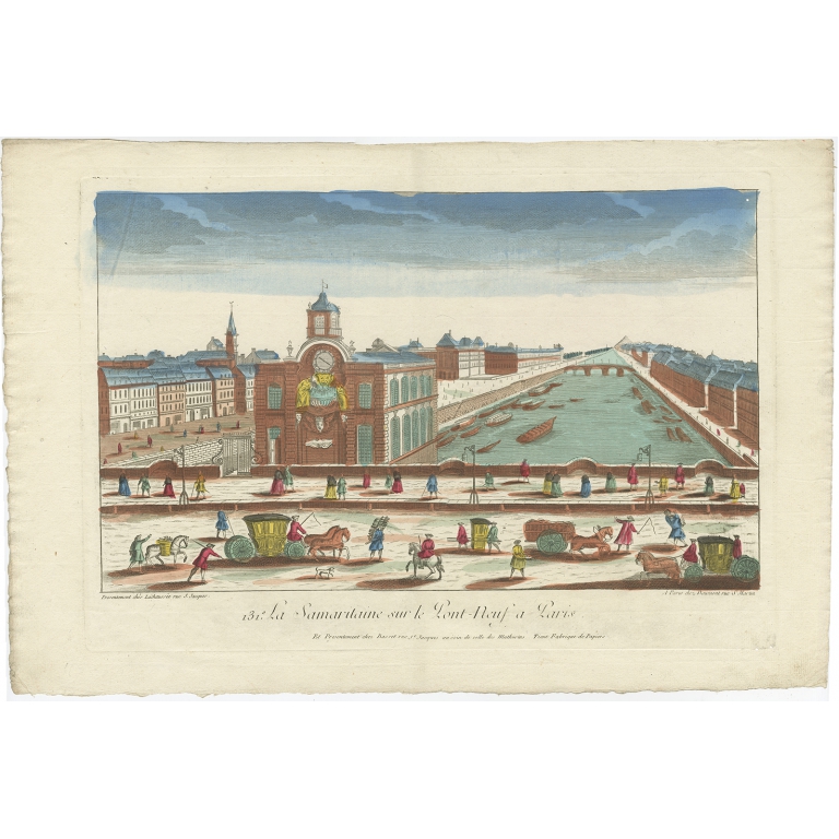 La Samaritaine sur le Pont-Neuf a Paris - Daumont (c.1760)
