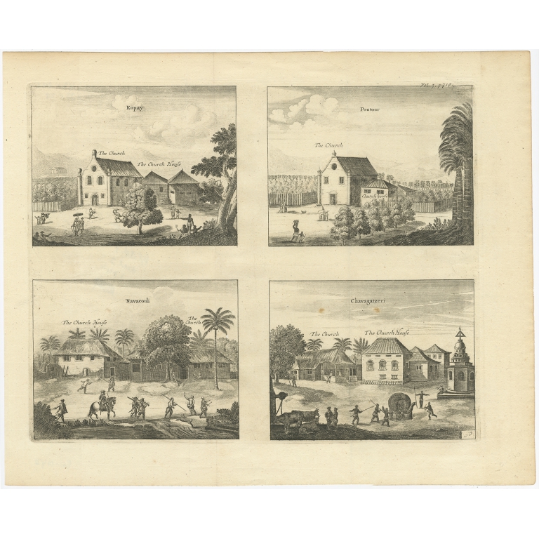 Kopay, Poutour, Navacouli, Chavagatzeri - Baldaeus (1744)