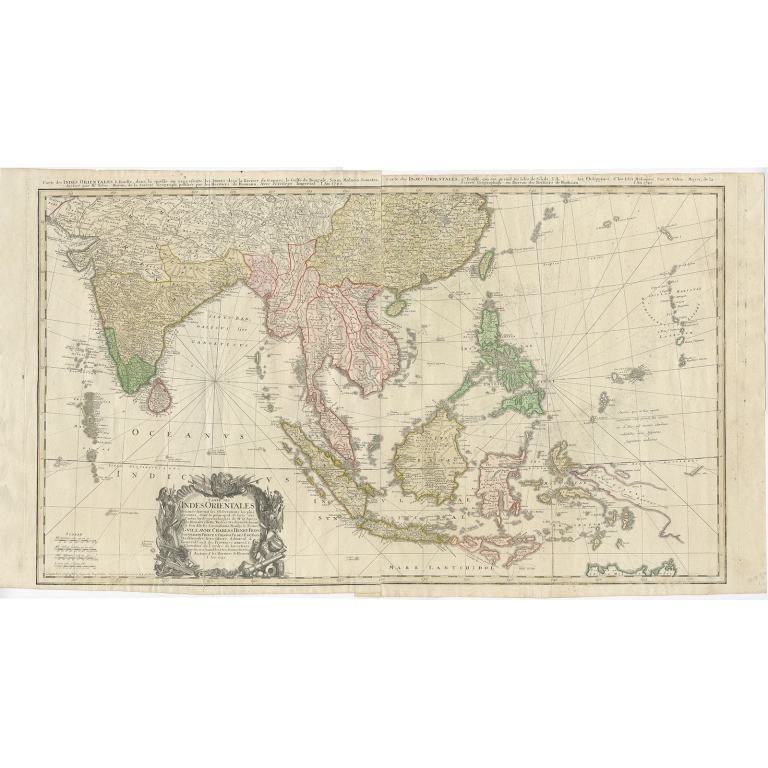 Carte des Indes Orientales (..) - Homann Heirs (1748)