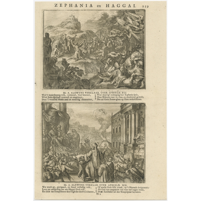 P. 259 Zephania en Haggai - Lindenberg (1713)