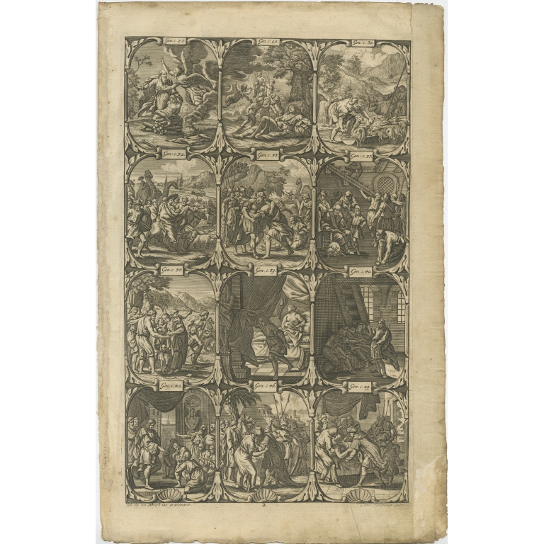 Untitled Religious Print - Sandrart (c.1720)