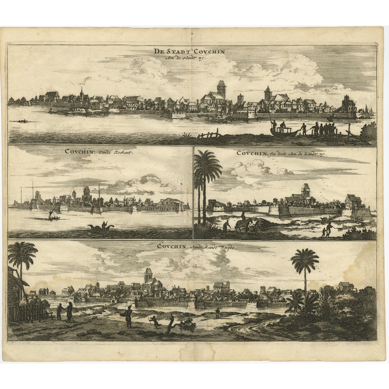De Stadt Covchin - Baldaeus (1752)