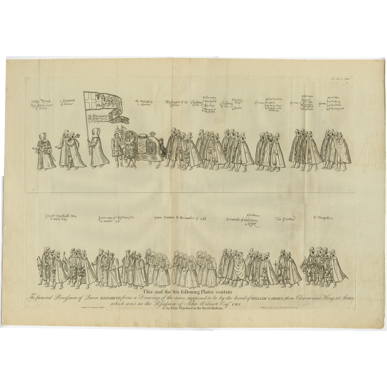 Pl. XVIII Funeral Procession of Queen Elizabeth - Basire (1791)