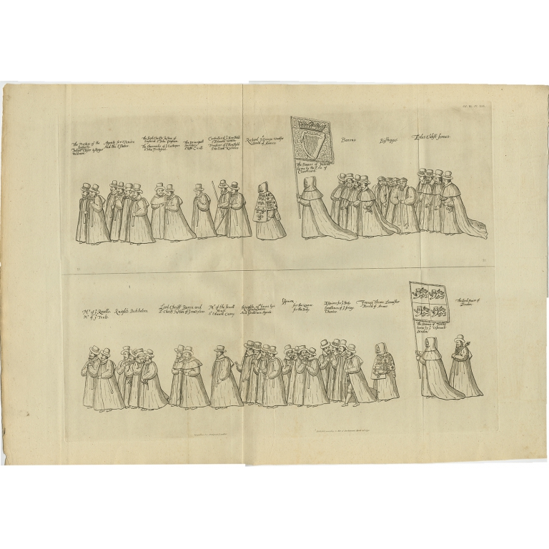 Pl. XXII Funeral Procession of Queen Elizabeth - Basire (1791)