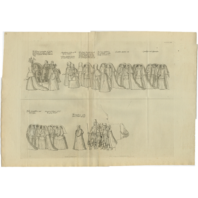 Pl. XXIV Funeral Procession of Queen Elizabeth - Basire (1791)