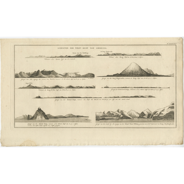 Gezigten der West-Kust van Amerika - Cook (1803)