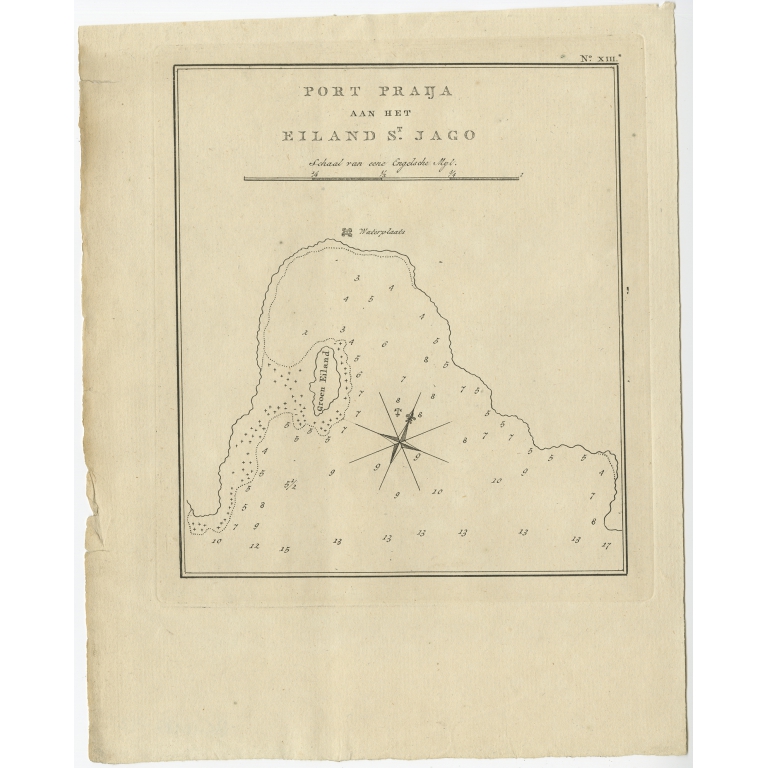 Port Praija aan het Eiland St. Jago - Cook (1803)