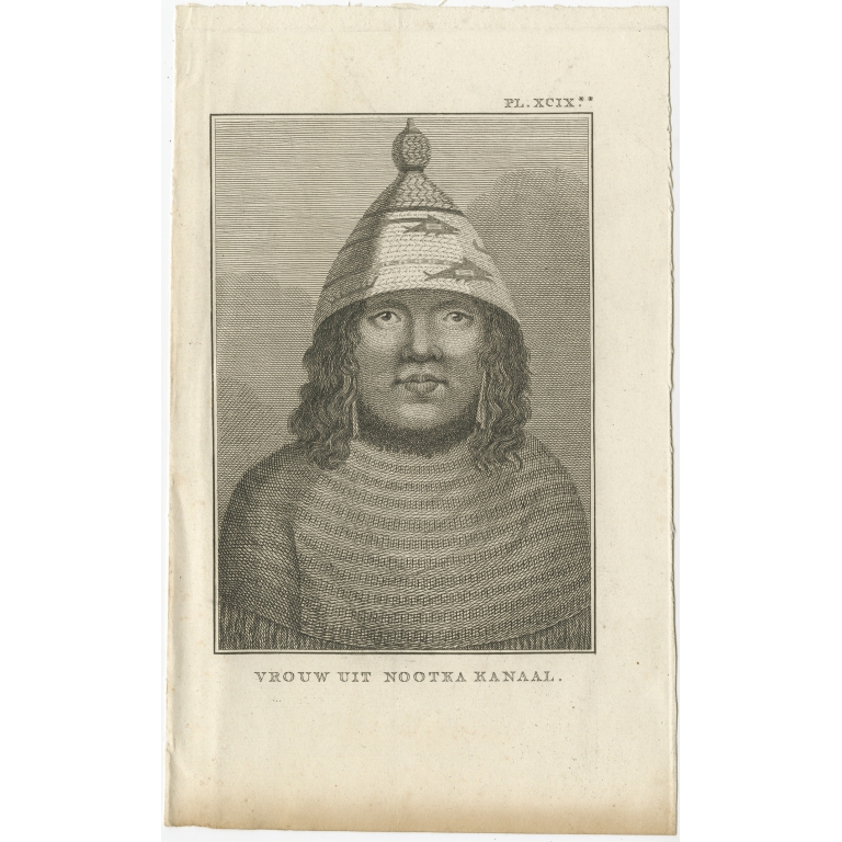 Vrouw uit Nootka Kanaal - Cook (1803)