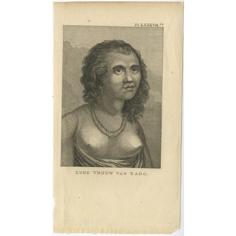 Eene Vrouw van Eaoo - Cook (1803)