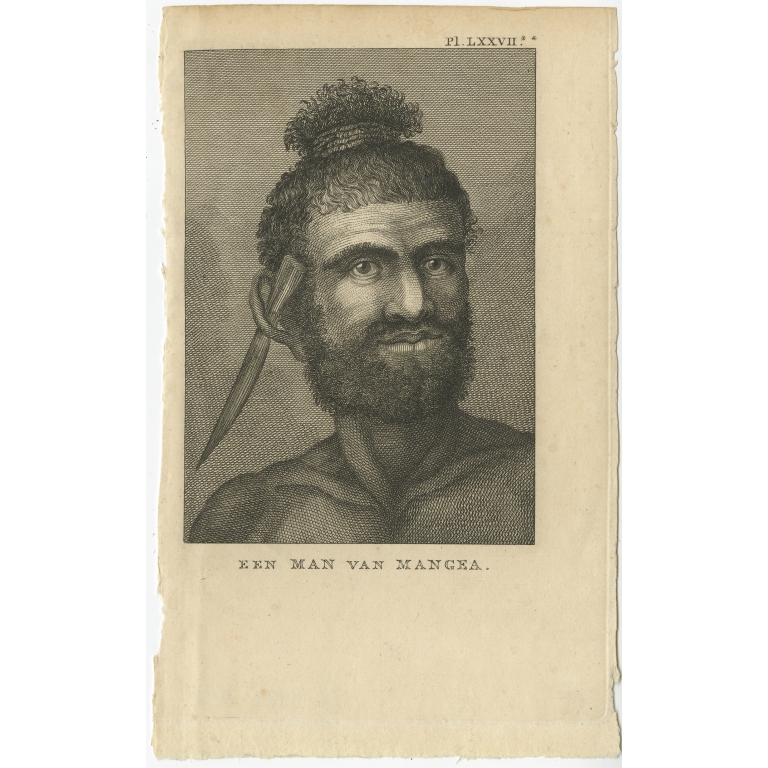 Een Man van Mangeea - Cook (1803)