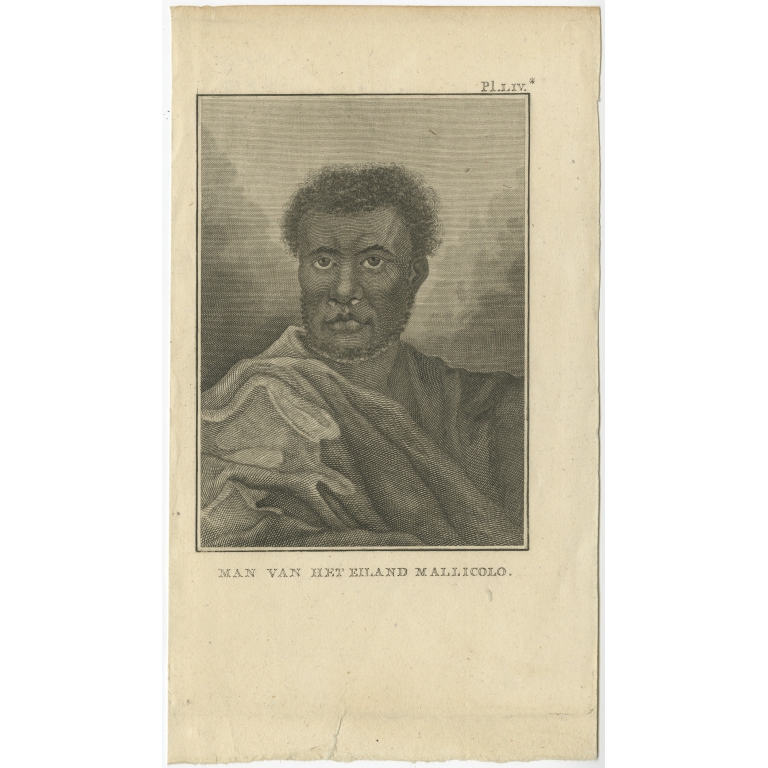 Man van het Eiland Mallicolo - Cook (1803)