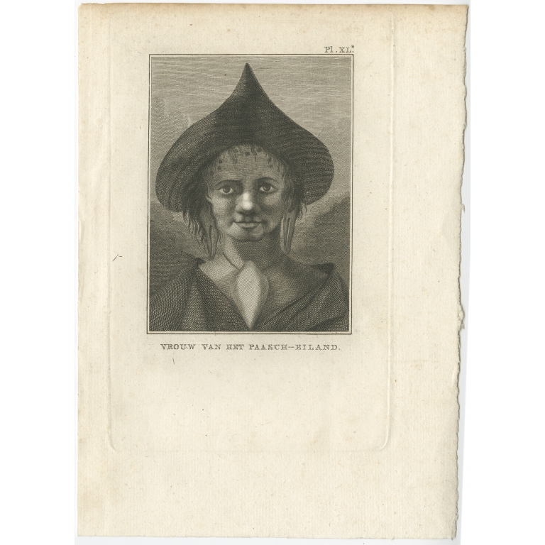 Vrouw van het Paasch-Eiland - Cook (1803)