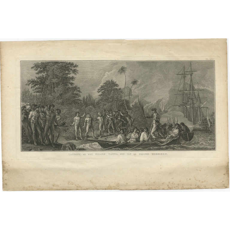 Landing op het Eiland Tanna (..) - Cook (1803)