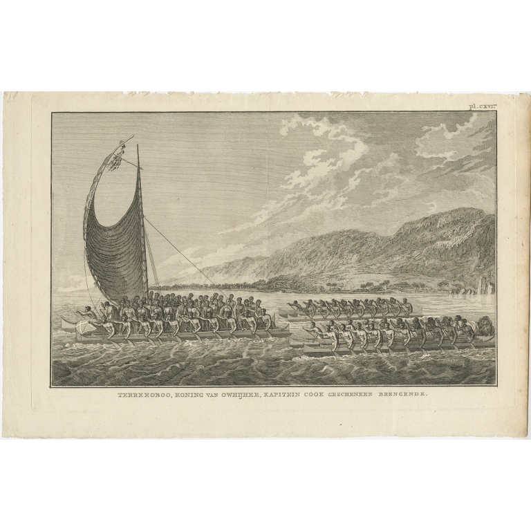 Terreeoboo, Koning van Owhijee (..) - Cook (1803)