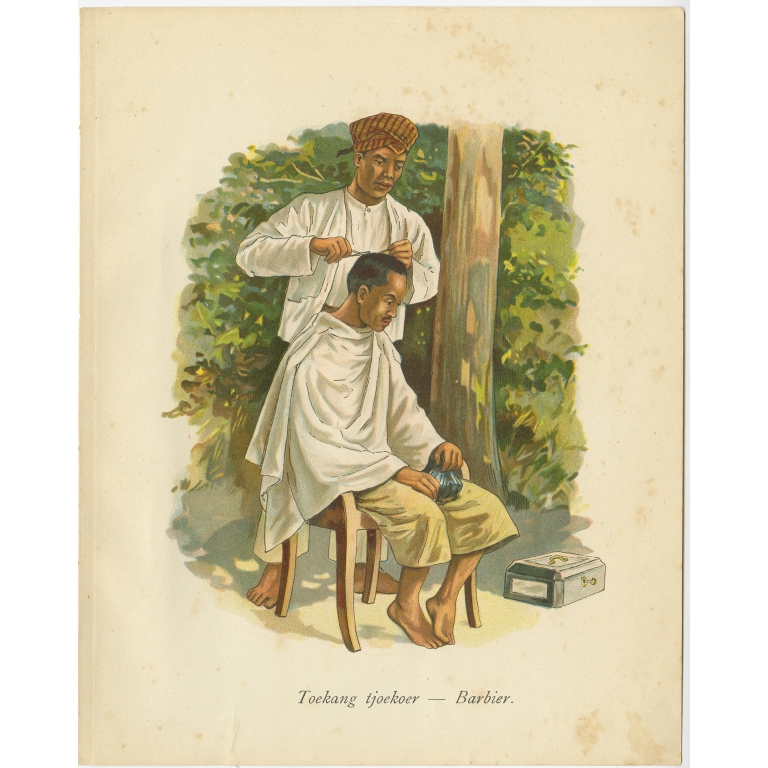 Toekang tjoekoer-Barbier - Van der Heijden (1909)