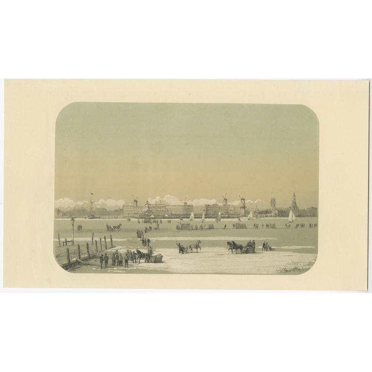 De Stad van Katendrecht gezien - Van Reyn (1855)