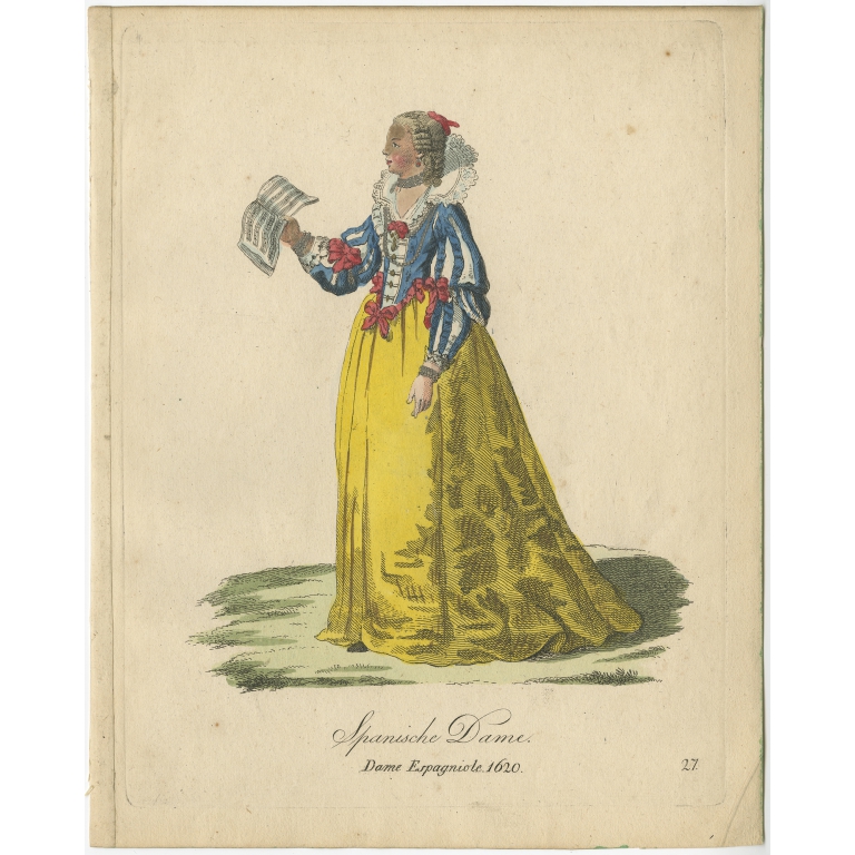 Pl. 27 Spanische Dame - Anonymous (1805)