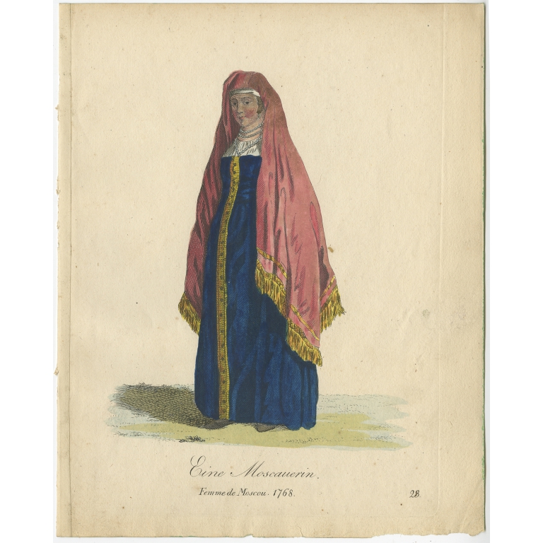 Pl. 28 Eine Moscauerin - Anonymous (1805)