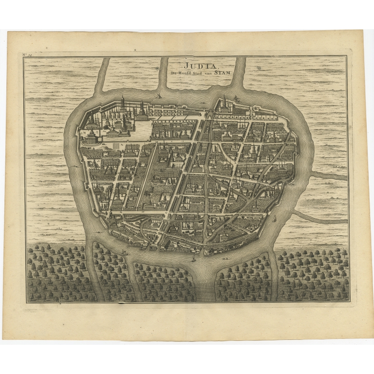 Judia, De Hoofd-Stad van Siam - Valentijn (1726)