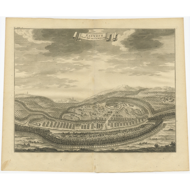Eauweck, Hooft Stad van Cambodia - Valentijn (1726)