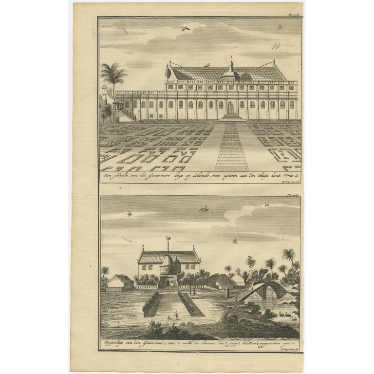 Een gedeelte van het Gouverneurs huijs (..) - Valentijn (1726)