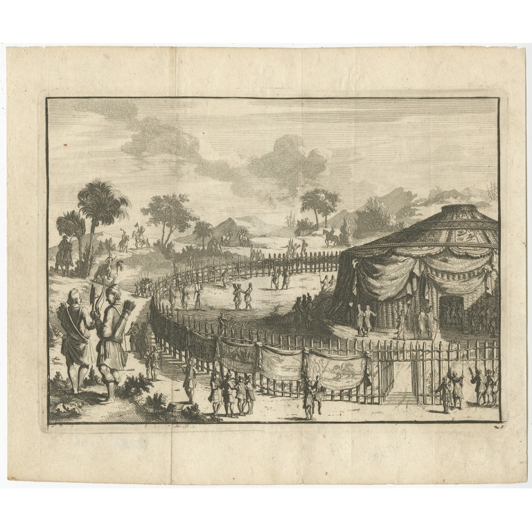 Z1. Untitled Print of a Voyage - Anonymous (1706)