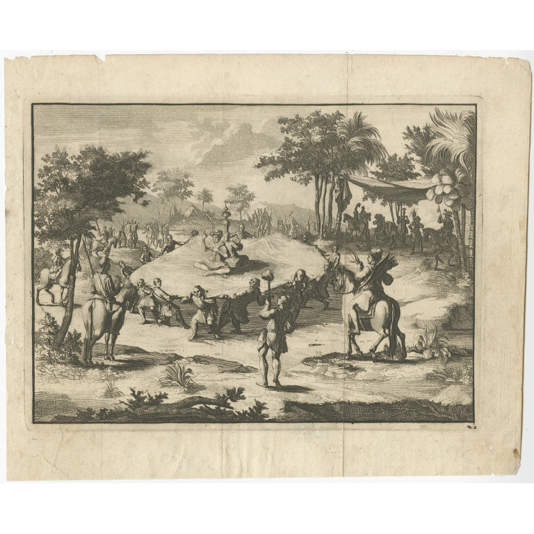 Z2. Untitled Print of a Voyage - Anonymous (1706)