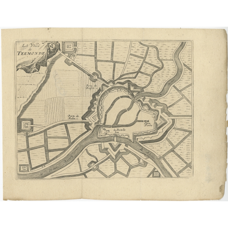 La Ville de Termonde - Harrewijn (1769)