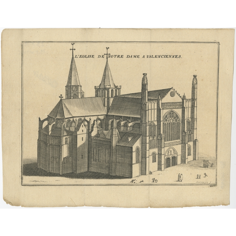 L'Eglise de Notre Dame a Valenciennes - Harrewijn (1769)