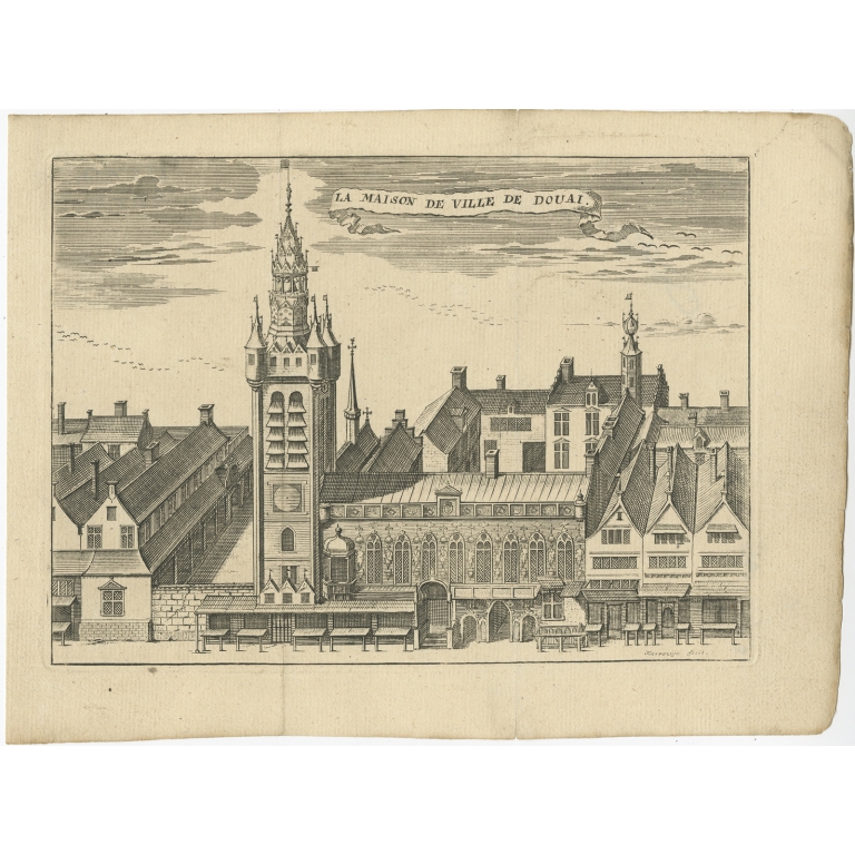 La Maison de Ville de Douai - Harrewijn (1769)