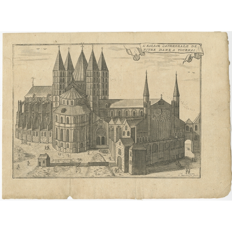L'Eglise Cathedrale de Notre Dame a Tournai - Harrewijn (1769)