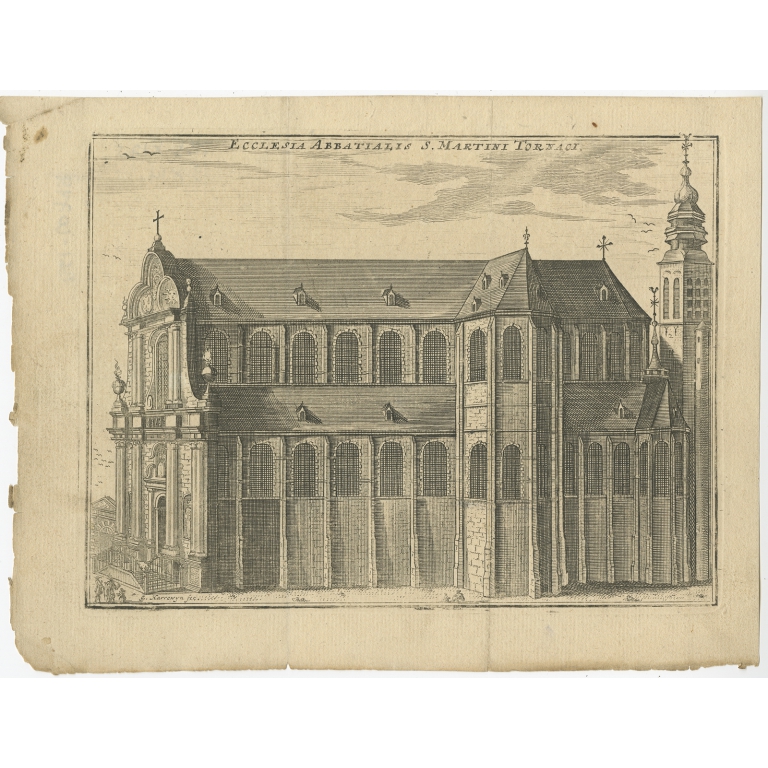 Ecclesia Abbatialis S. Martini Tornaci - Harrewijn (1769)