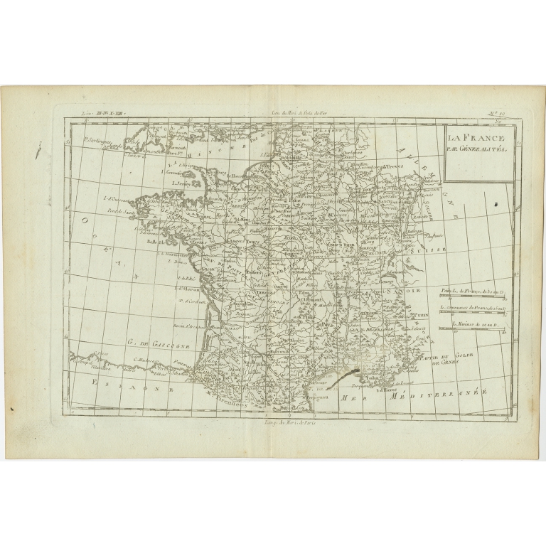 La France par Géneralités - Bonne (c.1780)