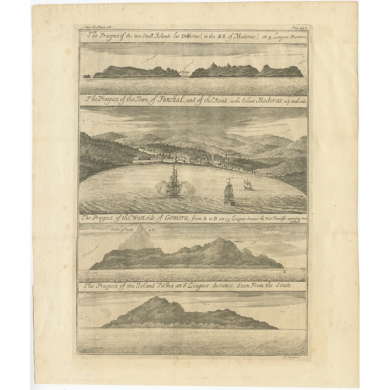 The Prospect of two small islands (..) - Kip (1746)