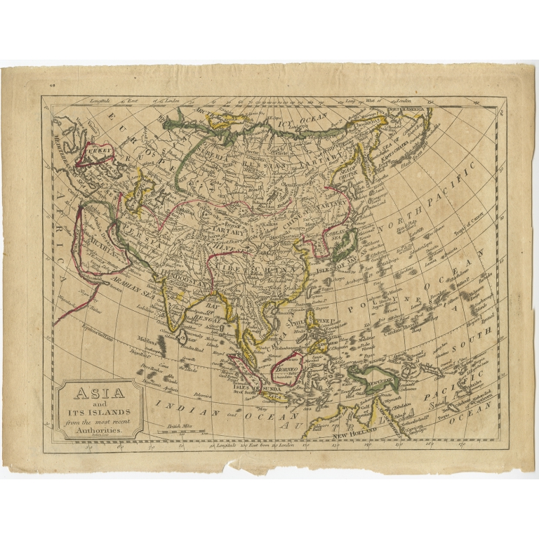 Asia and its Islands from the most recent Authorities - Topham (c.1810)